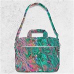 Green Pour MacBook Pro 13  Shoulder Laptop Bag 