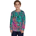 Green Pour Kids  Crewneck Sweatshirt