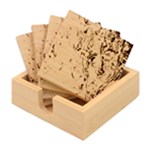 Green Pour Bamboo Coaster Set