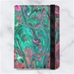 Green Pour Microfiber PU Leather Passport Holder