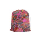 Collage  Drawstring Pouch (Medium)