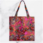 Collage  Zipper Grocery Tote Bag