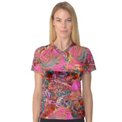 V-Neck Sport Mesh T-Shirt 