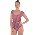 Collage  Short Sleeve Leotard 