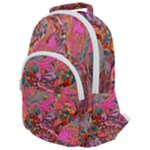 Collage  Rounded Multi Pocket Backpack