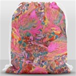 Collage  Drawstring Bag (Large)