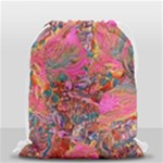 Collage  Drawstring Bag (Small)