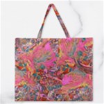 Collage  Zipper Large Tote Bag