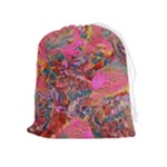 Collage  Drawstring Pouch (XL)