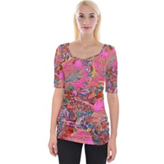 Wide Neckline T-Shirt 