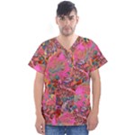 Collage  Men s V-Neck Scrub Top