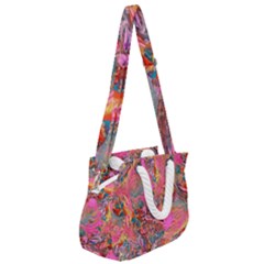 Rope Handles Shoulder Strap Bag 
