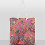 Collage  Full Print Rope Handle Tote (Large)