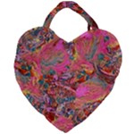 Collage  Giant Heart Shaped Tote