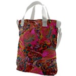 Collage  Canvas Messenger Bag