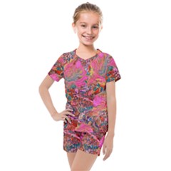 Kids  Mesh T-Shirt and Shorts Set 