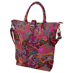 Buckle Top Tote Bag 