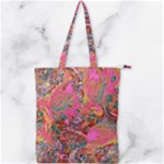 Collage  Double Zip Up Tote Bag