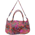 Collage  Removable Strap Handbag