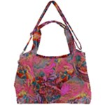 Collage  Double Compartment Shoulder Bag