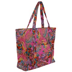 Zip Up Canvas Bag 