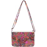 Collage  Double Gusset Crossbody Bag