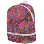 Collage  Zip Bottom Backpack
