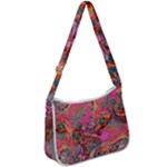 Collage  Zip Up Shoulder Bag