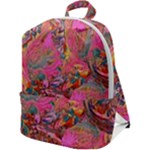Collage  Zip Up Backpack