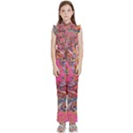 Collage  Kids  Sleeveless Ruffle Edge Band Collar Chiffon One Piece