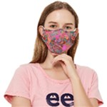 Collage  Fitted Cloth Face Mask (Adult)