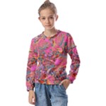 Collage  Kids  Long Sleeve T-Shirt with Frill 