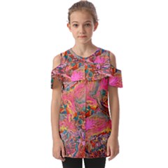 Fold Over Open Sleeve Top 