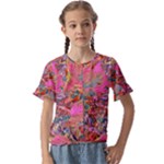 Collage  Kids  Cuff Sleeve Scrunch Bottom T-Shirt