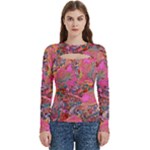 Collage  Women s Cut Out Long Sleeve T-Shirt