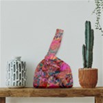 Collage  Japanese Wrist Knot Bag