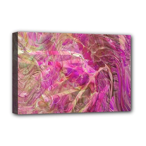 Pink blend Deluxe Canvas 18  x 12  (Stretched) from ArtsNow.com