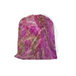 Pink blend Drawstring Pouch (Large)