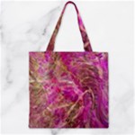 Pink blend Zipper Grocery Tote Bag