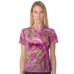 V-Neck Sport Mesh T-Shirt 
