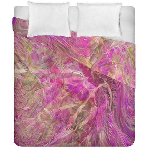 Pink blend Duvet Cover Double Side (California King Size) from ArtsNow.com