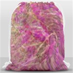 Pink blend Drawstring Bag (Large)