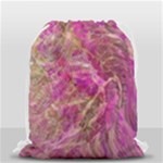 Pink blend Drawstring Bag (Small)