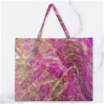 Pink blend Zipper Large Tote Bag