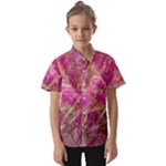 Pink blend Kids  Short Sleeve Shirt