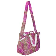 Rope Handles Shoulder Strap Bag 