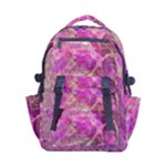 Pink blend Carry-on Double Buckle Travel Backpack