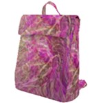 Pink blend Flap Top Backpack