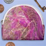 Pink blend Horseshoe Style Canvas Pouch