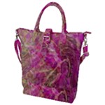 Pink blend Buckle Top Tote Bag